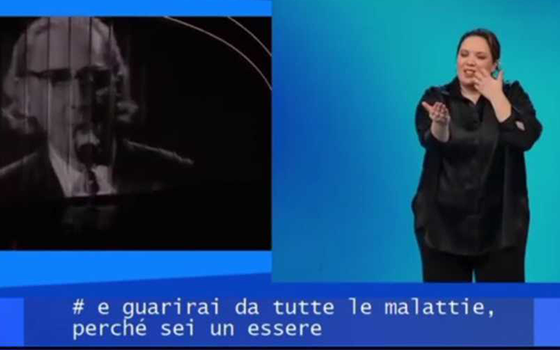 Le canzoni di Sanremo si possono cantare in lingua dei segni?